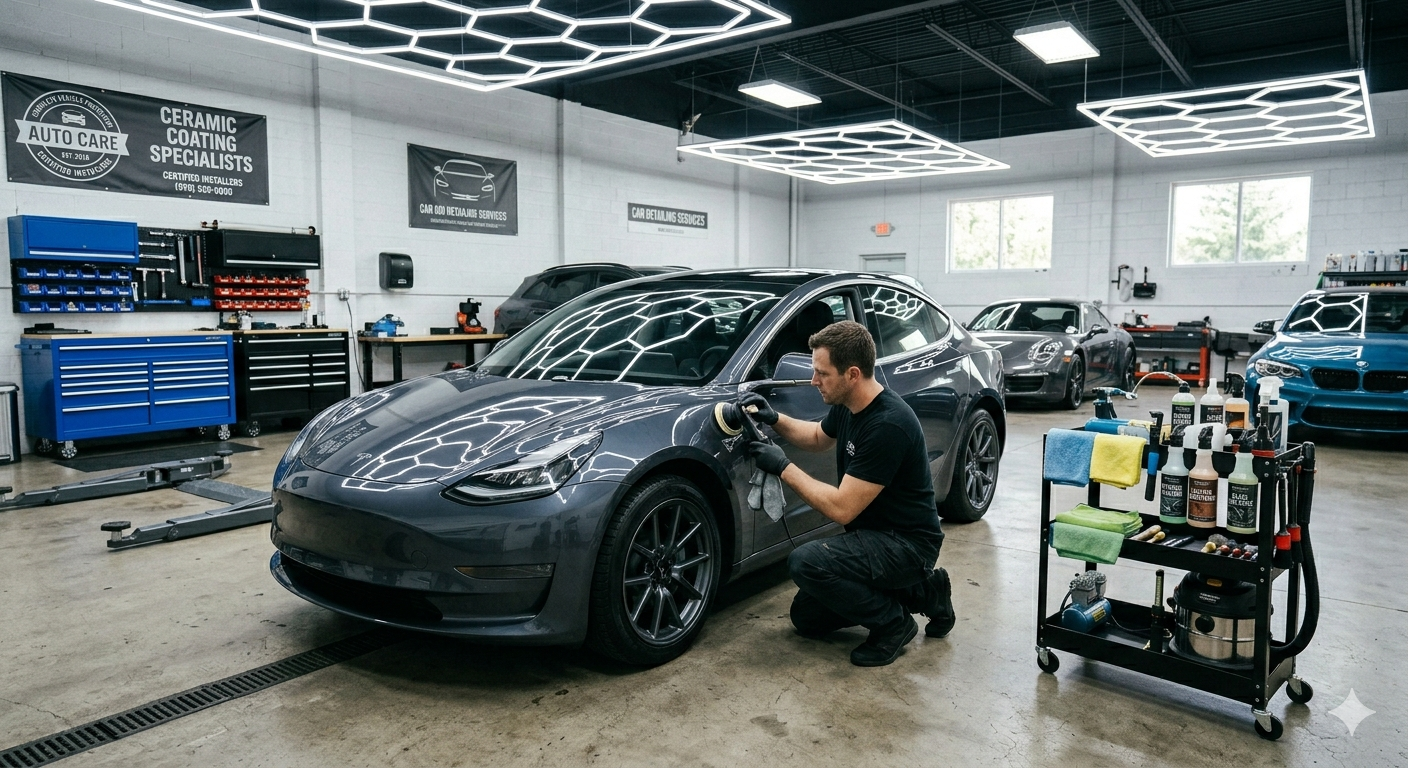 Car detailing service – interior and exterior